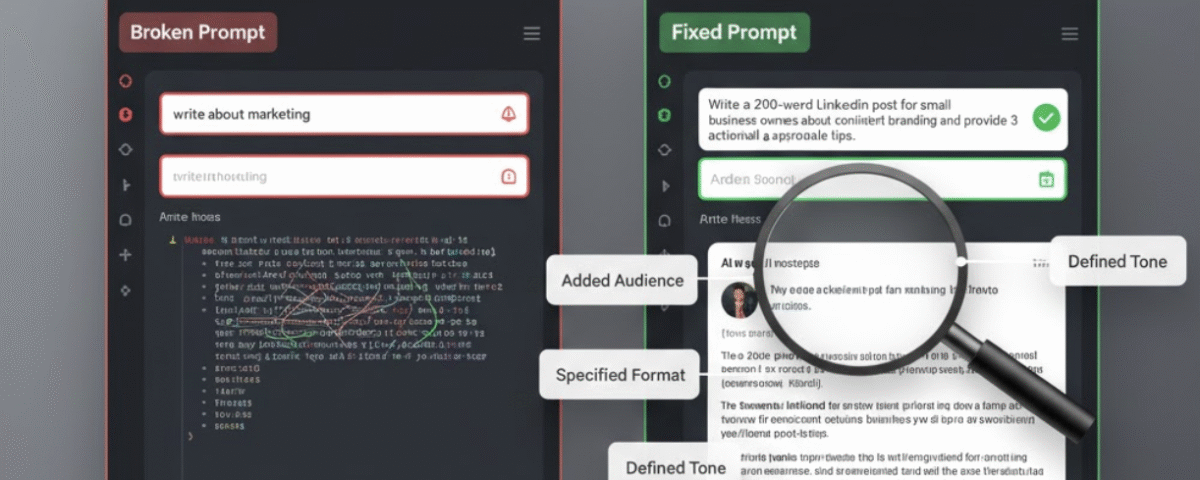 Why Is My AI Prompt Not Working? 7 Common Mistakes and Fixes