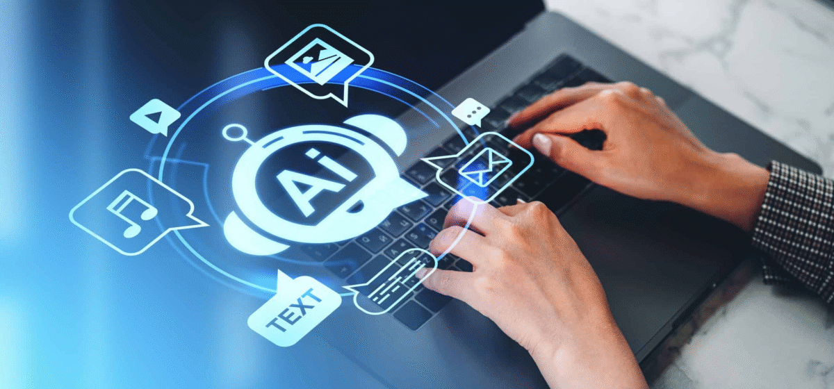 Marketer reviewing AI-generated ad copy variations on desktop screen | AI copywriting prompts