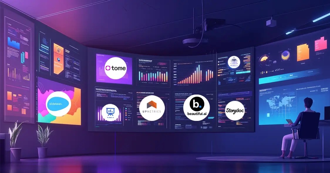 AI pitch deck slides content template | AI prompts pitch deck