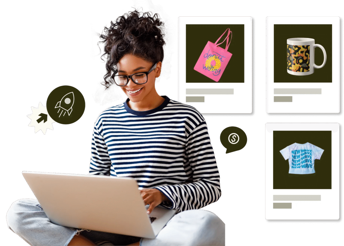 Example Etsy product listing flow with AI prompt template | AI prompts for Etsy