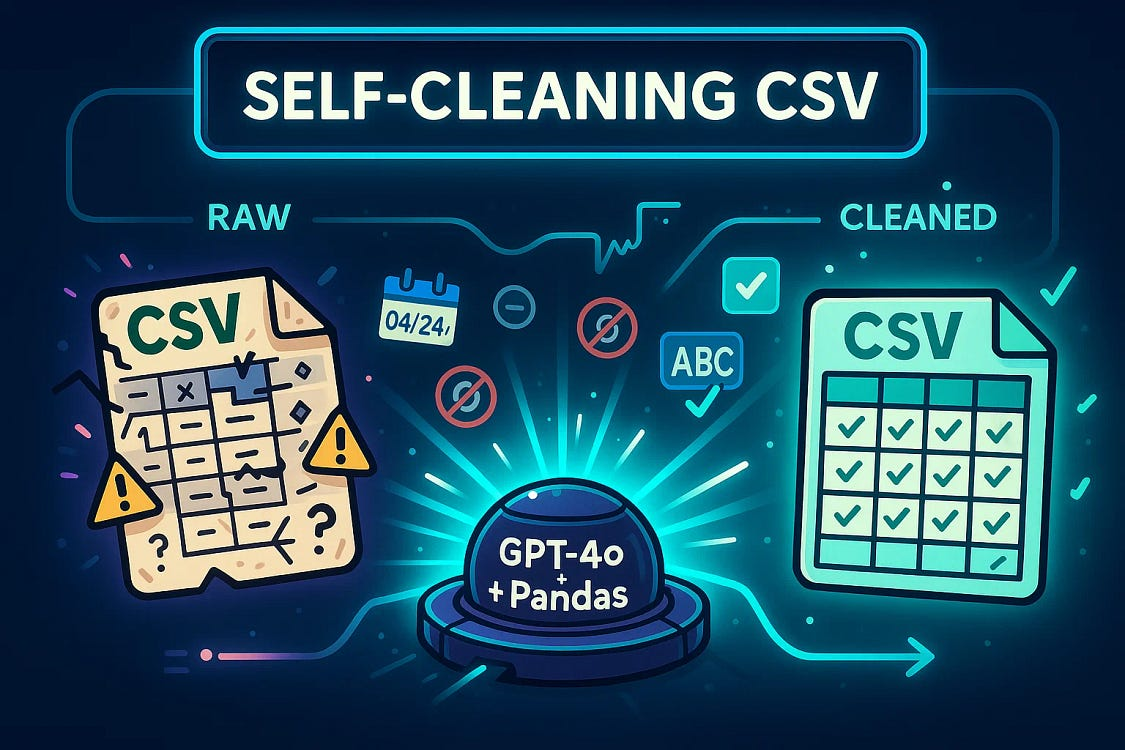 ChatGPT data cleaning UI template | AI prompts data cleaning