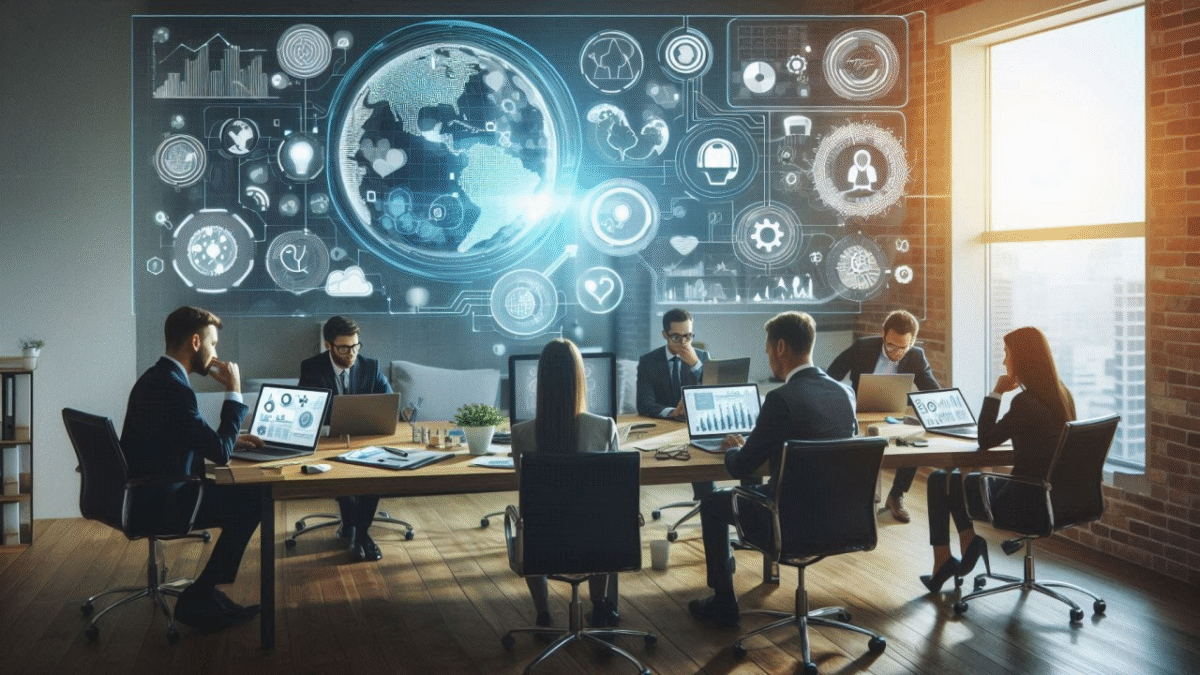 Entrepreneur using AI assistant| AI tools for small business productivity