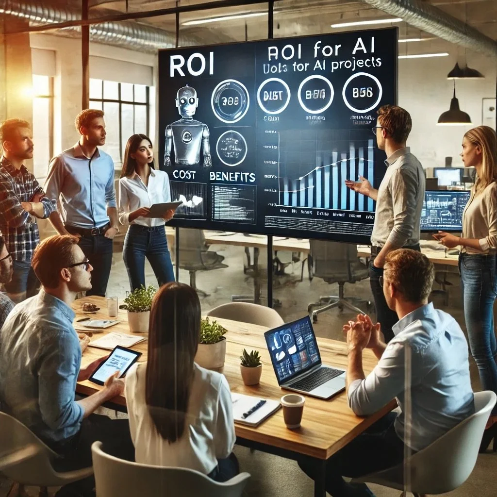 Entrepreneur using AI assistant| AI tools for small business productivity