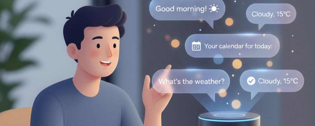 A natural conversation between a user and an AI voice agent, powered by effective prompt engineering.