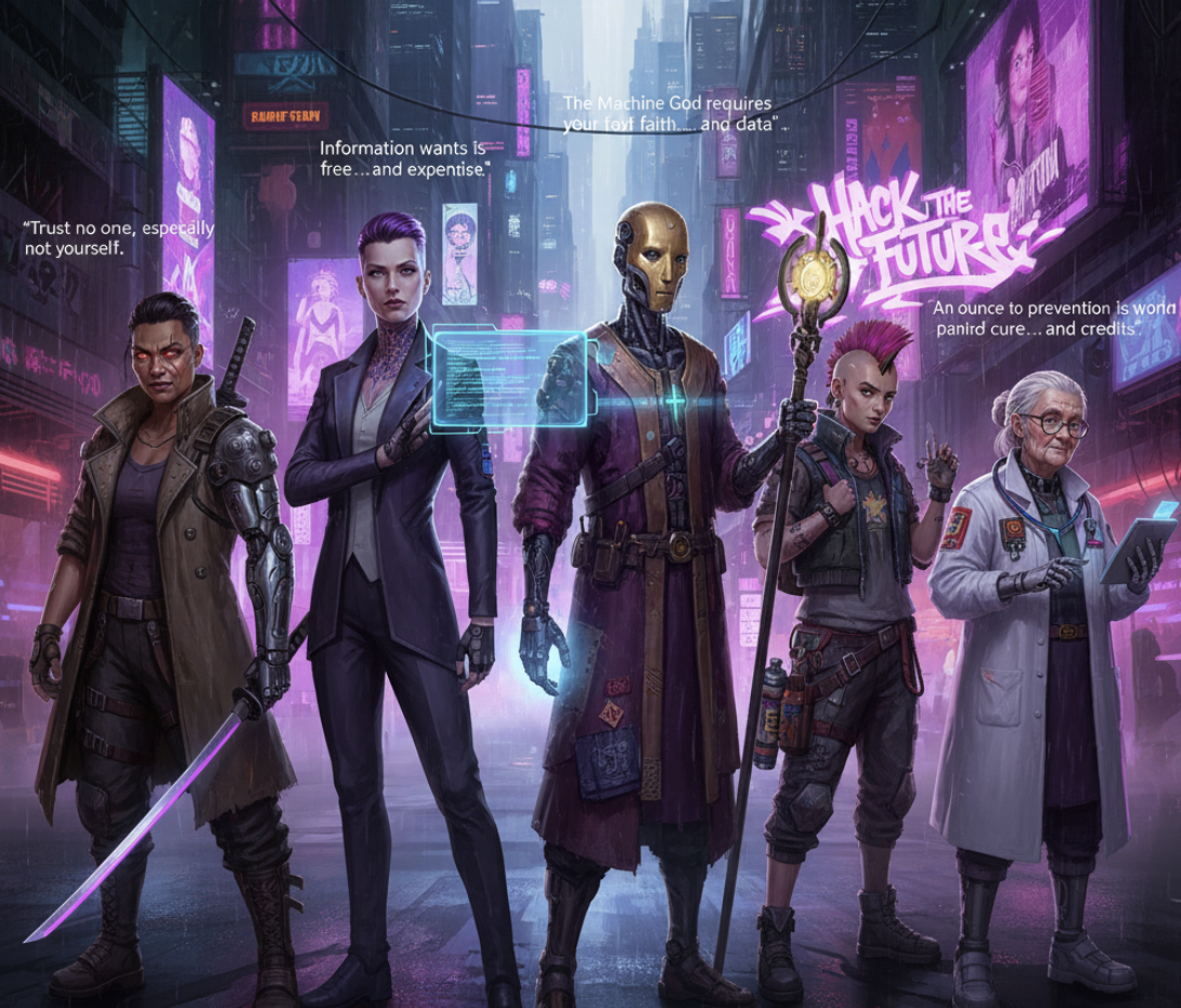 AI-designed characters with unique traits and backstories