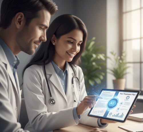 Generative AI in healthcare translating complex medical research into clear, patient-friendly education