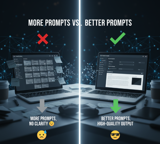 AI prompt quality comparison chart
