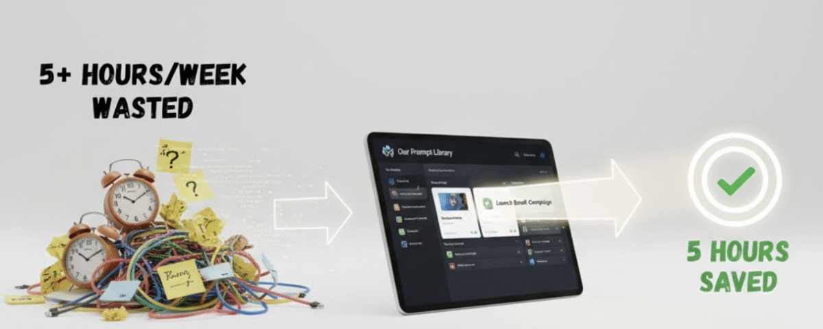 [Case Study] How We Saved 5 Hours:Week with a Prompt Library