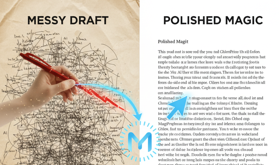 From Messy Drafts to Polished Magic