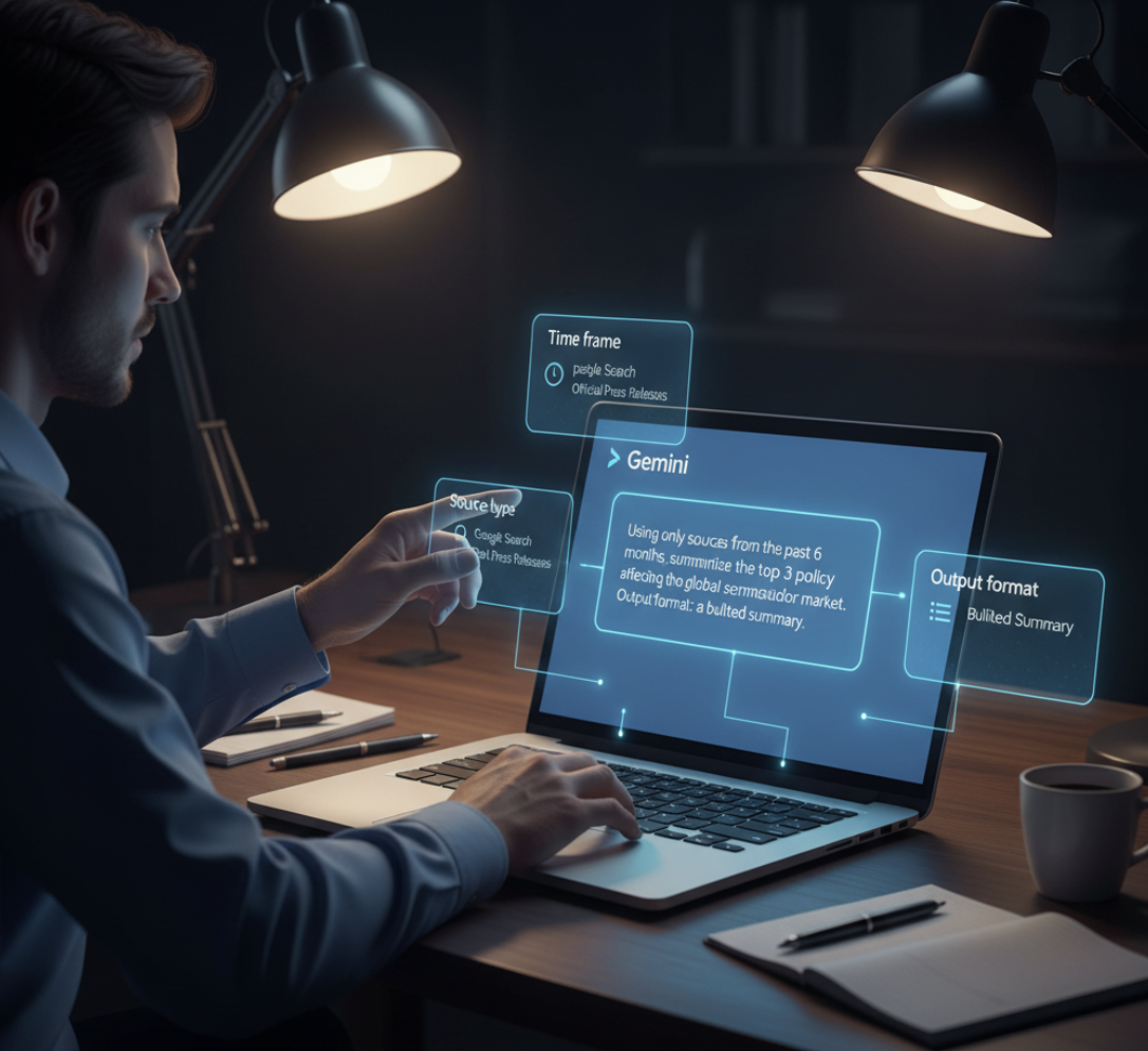 Gemini prompt parameter breakdown chart