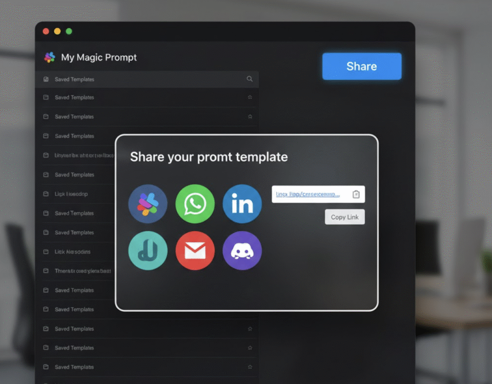 How to Use MagicPrompt to Quickly Share Prompts on WhatsApp and Slack
