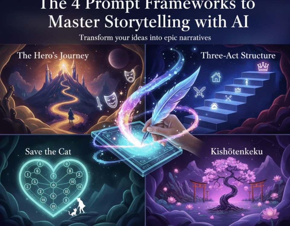 The 4 Prompt Frameworks to Master Storytelling with AI