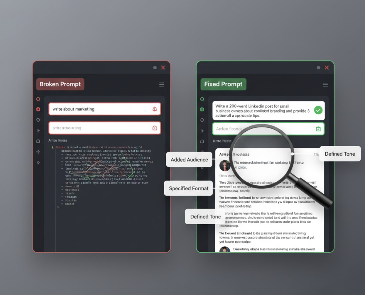 Why Is My AI Prompt Not Working? 7 Common Mistakes and Fixes - Magic Prompt