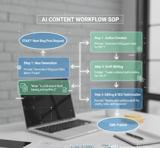 example prompt workflow flowchart